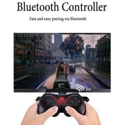 USB Game Controller, Juvenile Shoulder T3 X3 Wireless Joystick Gamepad Bluetooth Game Controller BT3.0 Joystick for Mobile Phone Tablet TV Box Holder-Mobile Phone Holder-