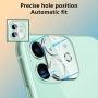 [ 2 Pack] UniqueMe Camera Lens Protector for iPhone 11 Tempered Glass, [New Version] Add Cameras Flash Circle