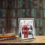 Schliersee 5x7 Glass Picture Frames Desktop Display Multi Mirror Edge Bulk Photo Frame Set, 6 Pack