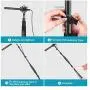 Neewer Portable 3 Sections Stretchable Handheld Microphone Boom Pole with Standard 5/8 inch-27 Threads and Adjustable Length from 3 feet to 8 feet (NW-7000) Neewer Portable 3 Sections Stretchable Handheld Microphone Boom Pole with Standard 5/8 inch-27 Threads and Adjustable Length from 3 feet to 8 feet (NW-7000)