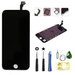 for iPhone 6 Plus (5.5 inch) (A1522, A1524, A1593) Screen Replacement LCD Screen Digitizer Assembly Touchscreen Front Glass Black