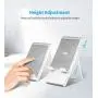 Adjustable Cell Phone Stand,SAIJI Foldable Desktop Phone Holder Cradle Dock for Office,Compatible with Phone 11 Pro xs xr x se 8,All Android Smartphones-White Adjustable Cell Phone Stand,SAIJI Foldable Desktop Phone Holder Cradle Dock for Office,Compatible with Phone 11 Pro xs xr x se 8,All Android Smartphones-White