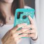 Cbus Wireless Sparkling Glitter Bling Phone Case Compatible with Samsung Galaxy A21 (Teal)