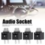 Audio Socket Plug Adapter Terminals Electrical Accessory DIP 3.5MM Pin with Nut for Mobile Phone and Headset