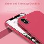 OTOFLY Liquid Silicone Gel Rubber Full Body Protection Shockproof Case for iPhone Xs/iPhone X，Anti-Scratch&Fingerprint Basic-Cases，Compatible with iPhone X/iPhone Xs 5.8 inch (2018), (Hibiscus)