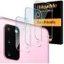 [ 3 Pack] UniqueMe Camera Lens Protector for Samsung Galaxy S20（6.2&quot） Screen Protector Tempered Glass Case Friendly[New Version]
