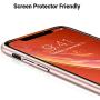 TORRAS Slim Fit iPhone XR Case, Ultra-Thin Hard Plastic Full Protective Cover with Matte Finish Grip Phone Case for iPhone XR 6.1inch (2018), Rose Gold