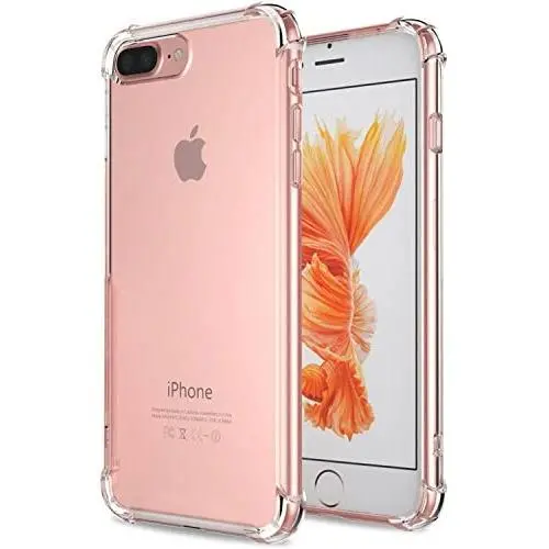 for iPhone 7 Plus Case, for iPhone 8 Plus Case, Matone Crystal Clear Shock Absorption Technology Bumper Soft TPU Cover Case for iPhone 7 Plus (2016)/iPhone 8 Plus (2017) - Clear for iPhone 7 Plus Case, for iPhone 8 Plus Case, Matone Crystal Clear Shock Absorption Technology Bumper Soft TPU Cover Case for iPhone 7 Plus (2016)/iPhone 8 Plus (2017) - Clear