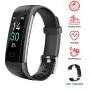 TopSolar Fitness Tracker HR, Activity Tracker Watch with Blood Pressure Heart Rate Monitor, Pedometer, Sleep Monitor, Calorie Step Counter, Vibrating Clock IP68 Waterproof for Women Men TopSolar Fitness Tracker HR, Activity Tracker Watch with Blood Pressure Heart Rate Monitor, Pedometer, Sleep Monitor, Calorie Step Counter, Vibrating Clock IP68 Waterproof for Women Men