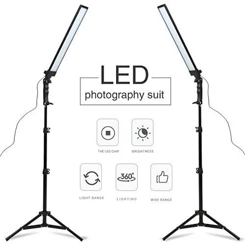 GSKAIWEN 180 LED Light Photography Studio LED Lighting Kit Adjustable Light with Light Stand Tripod Photographic Video Fill Light GSKAIWEN 180 LED Light Photography Studio LED Lighting Kit Adjustable Light with Light Stand Tripod Photographic Video Fill Light