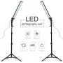 GSKAIWEN 180 LED Light Photography Studio LED Lighting Kit Adjustable Light with Light Stand Tripod Photographic Video Fill Light GSKAIWEN 180 LED Light Photography Studio LED Lighting Kit Adjustable Light with Light Stand Tripod Photographic Video Fill Light