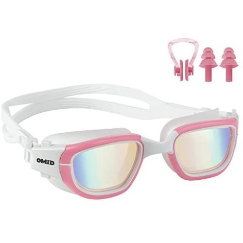 OMID Swim Goggles for Adult Men Women Youth, Anti-Fog No Leaking Triathlon Swimming Goggles with UV Protection, Comfortable Silicone Gasket, Free Protection Bag, Best for Indoor Outdoor Swimming