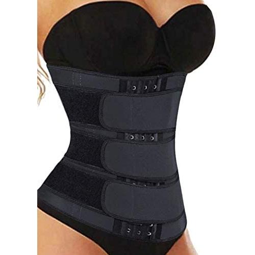 HOTAPEI Womens Waist Trainer Weight Loss Corset Trimmer Belt Waist Cincher Body Shaper Slimming Sports Girdle