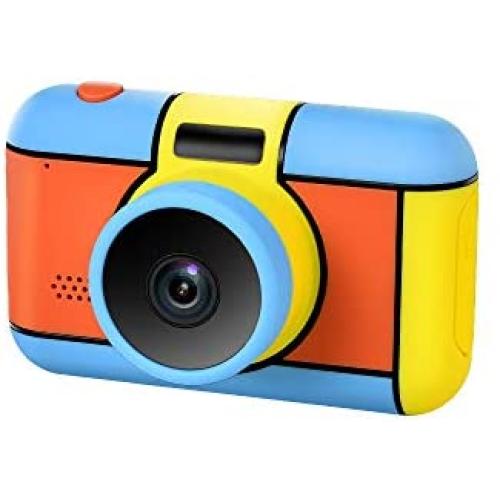 Richgv Kids Camera Mini Compact Cameras with 2.4" Screen Video Camera Recorder Digital Creative Gifts for Children Gift for 3-10-Year- Old Boy Girl Blue