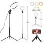 6" Selfie Ring Light with Tripod Stand & Cell Phone Holder for Live Stream Makeup,Mini Led Camera Ring Light Table Lamp Fill Light for YouTube Video Photography Shooting Vlog USB Plug 6" Selfie Ring Light with Tripod Stand & Cell Phone Holder for Live Stream Makeup,Mini Led Camera Ring Light Table Lamp Fill Light for YouTube Video Photography Shooting Vlog USB Plug