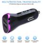 Dual Port Type C Car Charger Adapter with USB C Charger Cable 6ft Compatible for Samsung Galaxy S10e S10+ S10 S9 Note 10 9 8 A50, OnePlus 7 6T 6 5T 5 3T, Google Pixel 3a XL 3XL 3 2XL