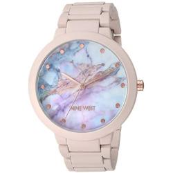 Nine West Womens Rubberized Bracelet Watch