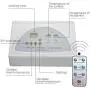 Kacsoo 2 Zone Digital Far-Infrared (FIR) Oxford Sauna Blanket,Sauna Blanket for Weight Loss Body Shape Slimming Fitness 110V(Sliver) Kacsoo 2 Zone Digital Far-Infrared (FIR) Oxford Sauna Blanket,Sauna Blanket for Weight Loss Body Shape Slimming Fitness 110V(Sliver)