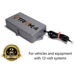 Trak-4 12v GPS Tracker with Wiring Harness for Tracking Equipment, Vehicles, and Assets