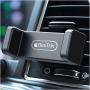 Phone Vent Holder Cell Phone Holder for Car with Adjustable Size Up to 6.5 | Secure Double Clamp Grip, Compact & Durable Mount Compatible with iPhone, Samsung Galaxy, LG, Pixel, and All Smartphones