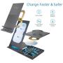 Dual Wireless Charger, COSOOS Double Qi Fast Charging Pad for Multiple Devices Compatible with iPhone 11/11Pro/11Pro Max/X/XS/XR/8, Galaxy S20/S10/Note 10, Airpod Pro, Galaxy Buds +(No AC Adapter)
