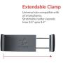 Koomus Pro CD Slot Car Mount Holder Cradle for All Smartphones - Black