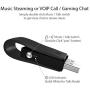 Avantree Leaf Long Range USB Bluetooth Audio Transmitter Adapter for PC Laptop Mac PS4 Nintendo Switch, Wireless Audio Dongle for Headphones Speakers Only, Plug and Play, aptX Low Latency - Black