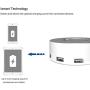 Vogek 6-Port USB Charger Desktop Charging Station with Smart Identification (White)