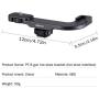 Cold Shoe Bracket for Microphone/Video Light, for Sony RX100 VII Smartphone/Vlog Camera/Action Camera Microphone Extension Bracket, Video Vlogging Accessories - PT-8
