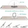 YDY 4 Pack Cell Phone Ring Holder, Transparent Finger Kickstand 360°Rotation Phone Ring Grip for Smartphone, 4 Silver(2 Round+2 Square) (Marble) YDY 4 Pack Cell Phone Ring Holder, Transparent Finger Kickstand 360°Rotation Phone Ring Grip for Smartphone, 4 Silver(2 Round+2 Square) (Marble)