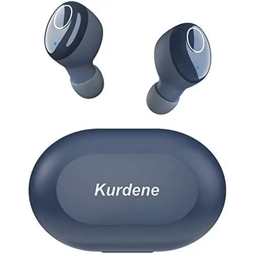 Kurdene Small Wireless Earbuds,Bluetooth Earbuds with Charging Case Bass Sounds IPX8 Waterproof Sports Headphones with Mic Touch Control 24H Playtime for iPhone/Samsung/Android(Royal Blue) Kurdene Small Wireless Earbuds,Bluetooth Earbuds with Charging Case Bass Sounds IPX8 Waterproof Sports Headphones with Mic Touch Control 24H Playtime for iPhone/Samsung/Android(Royal Blue)