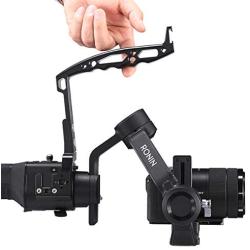 UURig DH12 Handy Grip for DJI Ronin SC Gimbal Stabilizer Accessories, Low Position Inverted Ronin-SC Handle with Cold Shoe Microphone/Monitor Mount, 1/4" 3/8" Extension