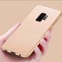 X-level Samsung Galaxy S9 Case, Slim Fit Soft TPU Ultra Thin S9 Mobile Phone Cover Matte Finish Coating Grip Phone Case for Women Compatible Samsung Galaxy S9-Gold