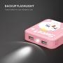 Yoobao Portable Charger 10000mAh Power Bank External Battery Pack Powerbank Cell Phone Battery Backup Charger with Dual USB Output Comaptible Cellphone Smartphones - Pink Sweet