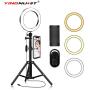 Ring Light with Tripod Stand Phone Selfie Kit - 8 inch LED Circle Lights for Makeup Blog YouTube Video Photo Camera Studio Lighting Work with iPhone iPad Tablet Android Phones