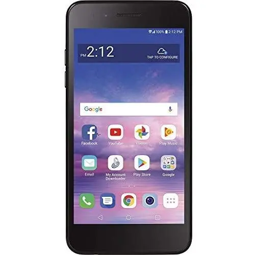 Simple Mobile LG Rebel 4 4G LTE Prepaid Smartphone (Locked) - Black - 16GB - Sim Card Included - GSM Simple Mobile LG Rebel 4 4G LTE Prepaid Smartphone (Locked) - Black - 16GB - Sim Card Included - GSM