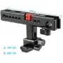 CAMVATE Aluminum Top Handle Grip for Camera Cage with Two Shoe Mount(Black) CAMVATE Aluminum Top Handle Grip for Camera Cage with Two Shoe Mount(Black)