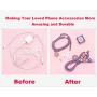 [2020 Upgrade Styles]DIY Protector Stitch Set,Data Cable USB Charger Data Line Earphone Wire Saver Protector Compatible for iPhone 7 8 Plus X iPad iPod iWatch Series (Stitch)