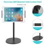 EICAUS Cell Phone Holder＆Tablet Stand for Desk,360 ̊ Rotating,Compatible with 5.5’’ to 11’’Screen Phones,iPad,Kindle, ipad＆iPhone Stands and Holders,Adjustable Phone Holder from 5.5’’ to 8.5’’