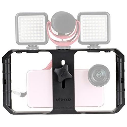 Andoer U-Rig Pro 3 Shoe Handheld Smartphone Video Rig Film Vlogging Recording Bracket Stabilizer Replacement Compatible with iPhone Samsung