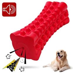 VANFINE Dog Squeaky Toys Almost indestructible Tough durable dog toys dog chew toys for large dogs aggressive chewers squeaky toys for dogs Stick Squeaker Puppy Chew Toys with Non-Toxic Natural Rubber