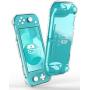 Mumba Case for Nintendo Switch Lite 2019, [Thunderbolt Series] Protective Clear cover with TPU Grip (Clear) (Renewed)