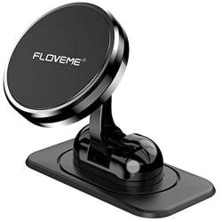 Magnetic Phone Car Mount - FLOVEME 360° Rotate Magnetic Cell Phone Holder for Car Dashboard Hands Free Phone Magnet Car Mount for iPhone 11 Pro Xs Max X XR 8 7 6 Samsung Note 10 9 S11 S10 S9 S8 Plus