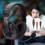 ZHINAN Computer Headset Super Bass Cell Phone Call Center Wired Public Speach 3.5mm B Gaming Accessory Online Class Omnidirectional Microphone Breathable rmuf Home Office 40mm Driver ZHINAN Computer Headset Super Bass Cell Phone Call Center Wired Public Speach 3.5mm B Gaming Accessory Online Class Omnidirectional Microphone Breathable rmuf Home Office 40mm Driver