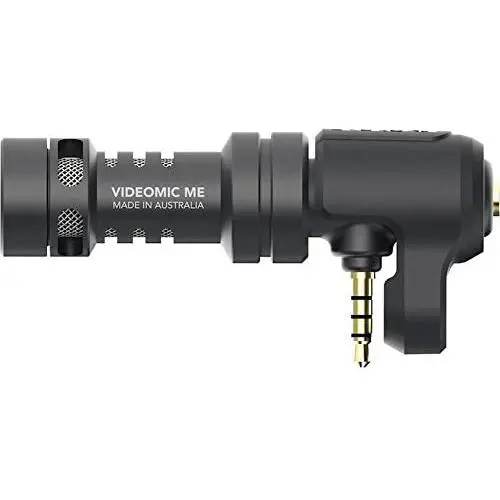 Rode VideoMic Me Compact TRRS Cardioid Mini-Shotgun Microphone for Smartphones Rode VideoMic Me Compact TRRS Cardioid Mini-Shotgun Microphone for Smartphones