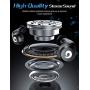 Wireless Earbuds TWS Bluetooth Earbuds Stereo Bluetooth 5.0 Headphones Sports IPX7 Waterproof Wireless Earphones with 2200mah Charging Case/Box, Built-in Mic … (Black)