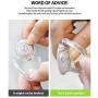 Ringke Prism Ring (Multi-Angle) (1 Pack) Finger Ring Stand Attachable Full 360° Rotation Grip Universal Smartphone Ring Holder Kickstand Adhere to Most Phone Case Accessory - Clear