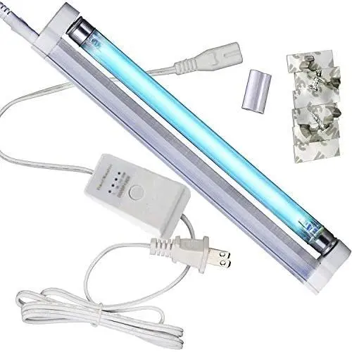 UV Ozone Lamp UVC Light Bulb Household 6W Timer 5/15/30 Minutes Control for Closet, Kitchen, Bathroom, loft, Basement UV Ozone Lamp UVC Light Bulb Household 6W Timer 5/15/30 Minutes Control for Closet, Kitchen, Bathroom, loft, Basement