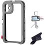 Ulanzi CNC Vlog Cage for iPhone 11 Smartphone | Protective Film Makers Case with 17mm Lens Adapter, 1/4-20 Thread Mounts and Cold Shoe Mounts for Microphones & Video Lights (1 Item)