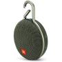 JBL CLIP 3 - Waterproof Portable Bluetooth Speaker - Green